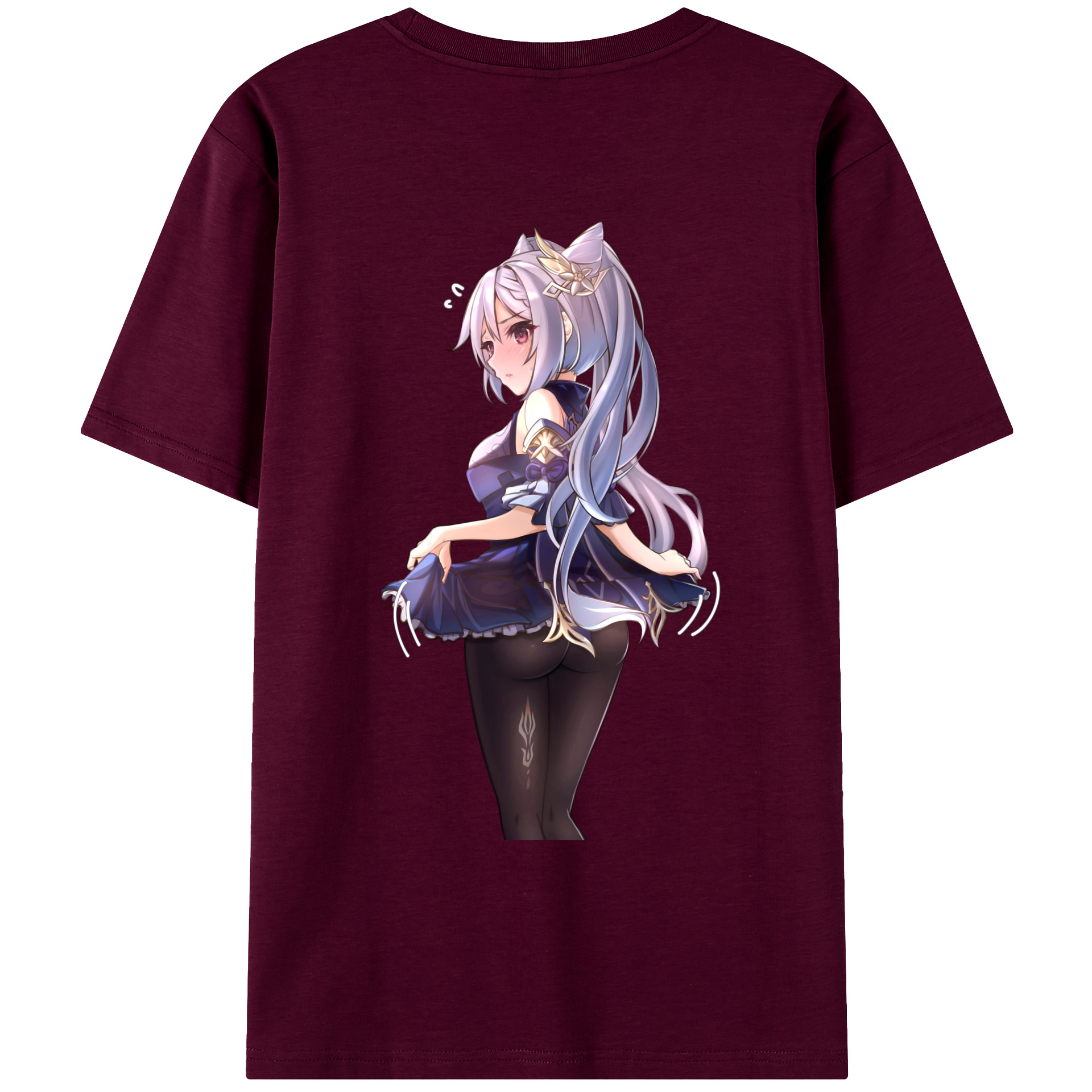 げんし神 刻晴 こくせい genshin Kokusei レディース半袖Tシャツ(バックプリント)